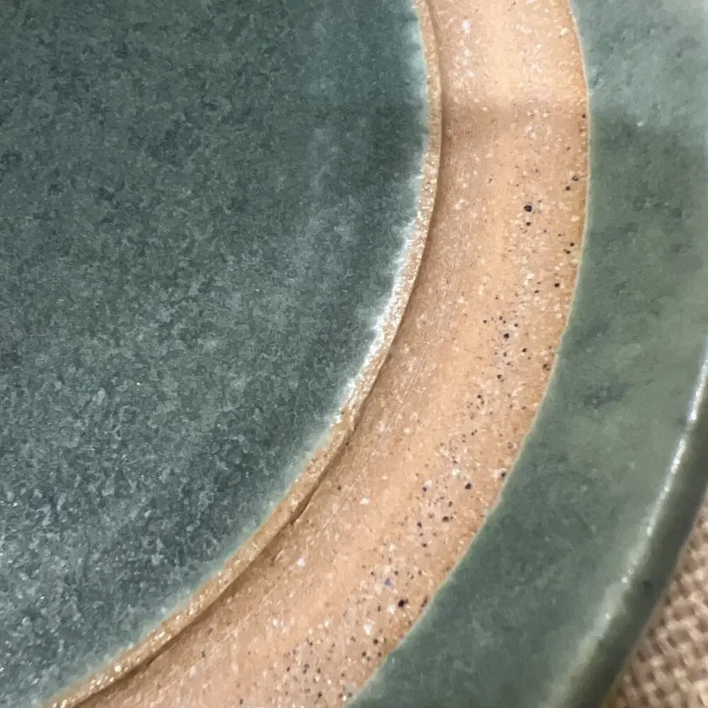 Mid Century Modern Art Pottery Covered Cheese Plate Sally Ann Endleman Ribbed
